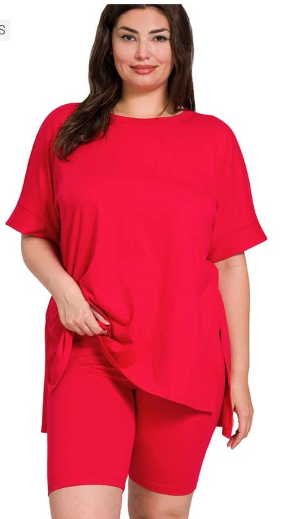 Zenana Hi-Lo Short Sets