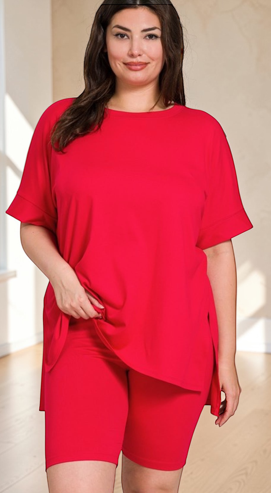 Zenana Hi-Lo Short Sets