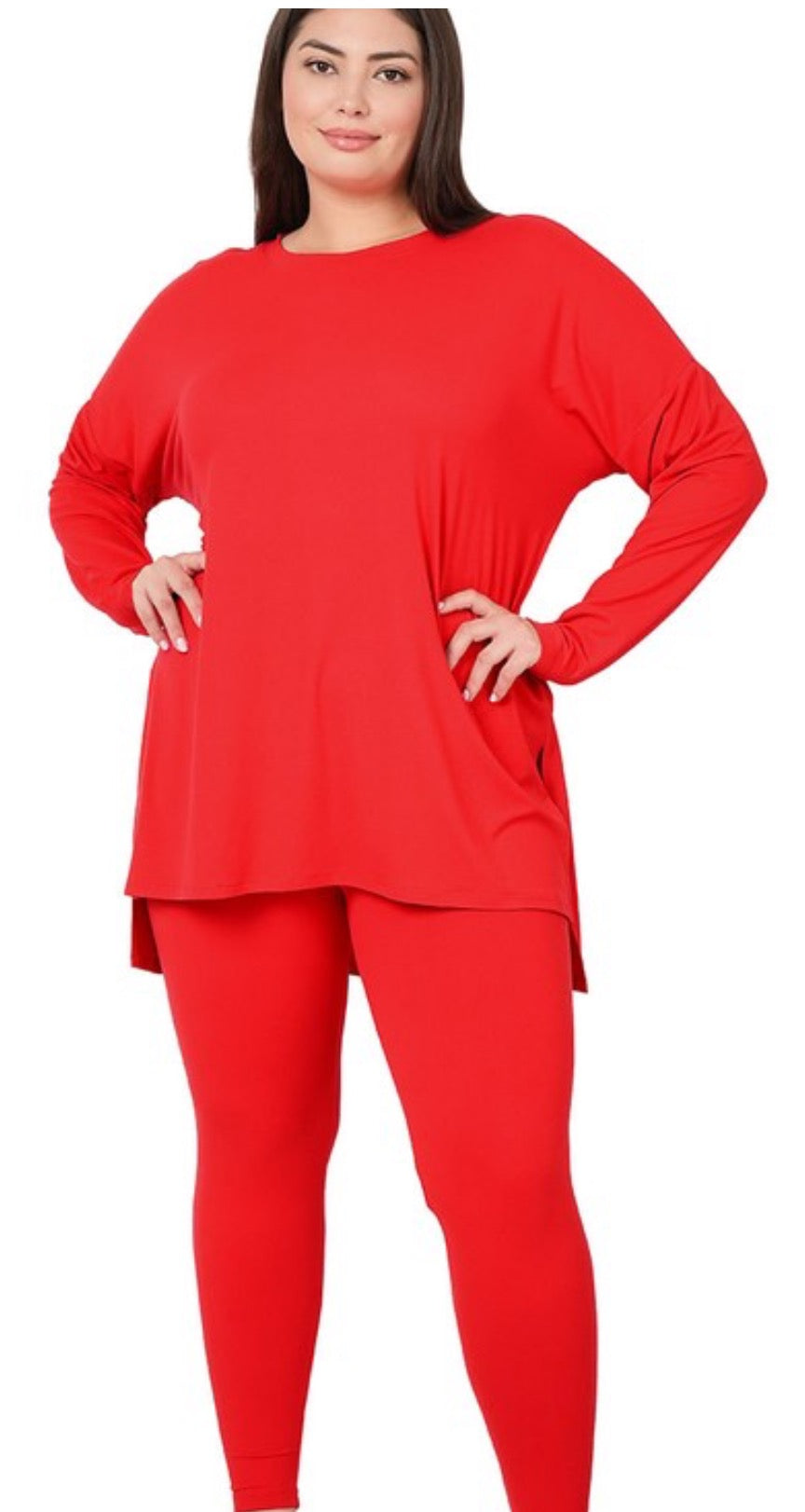 Zenana Hi-Lo 2pc Pant Sets