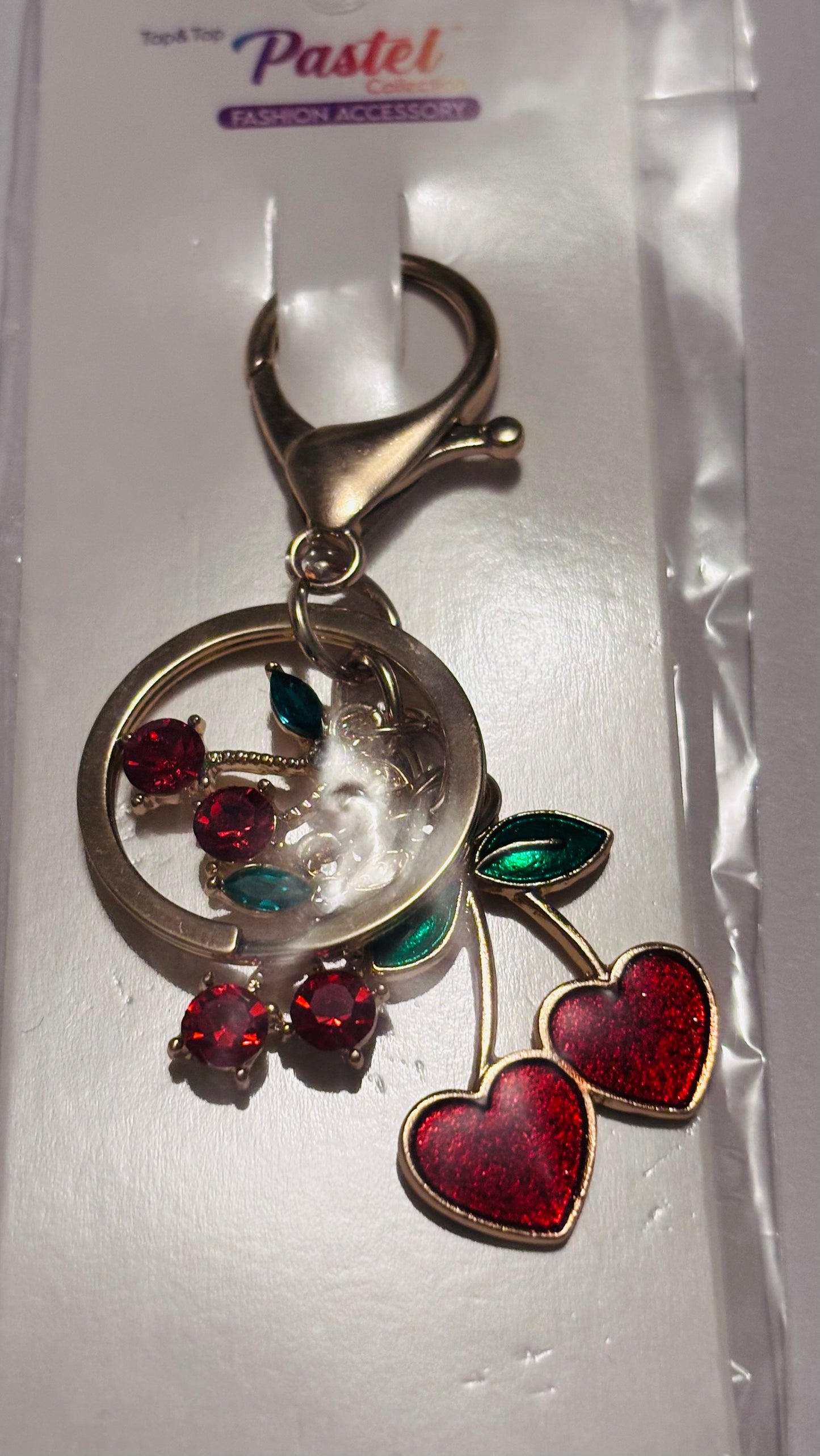 Mini Cherry Keychains/Purse Charms