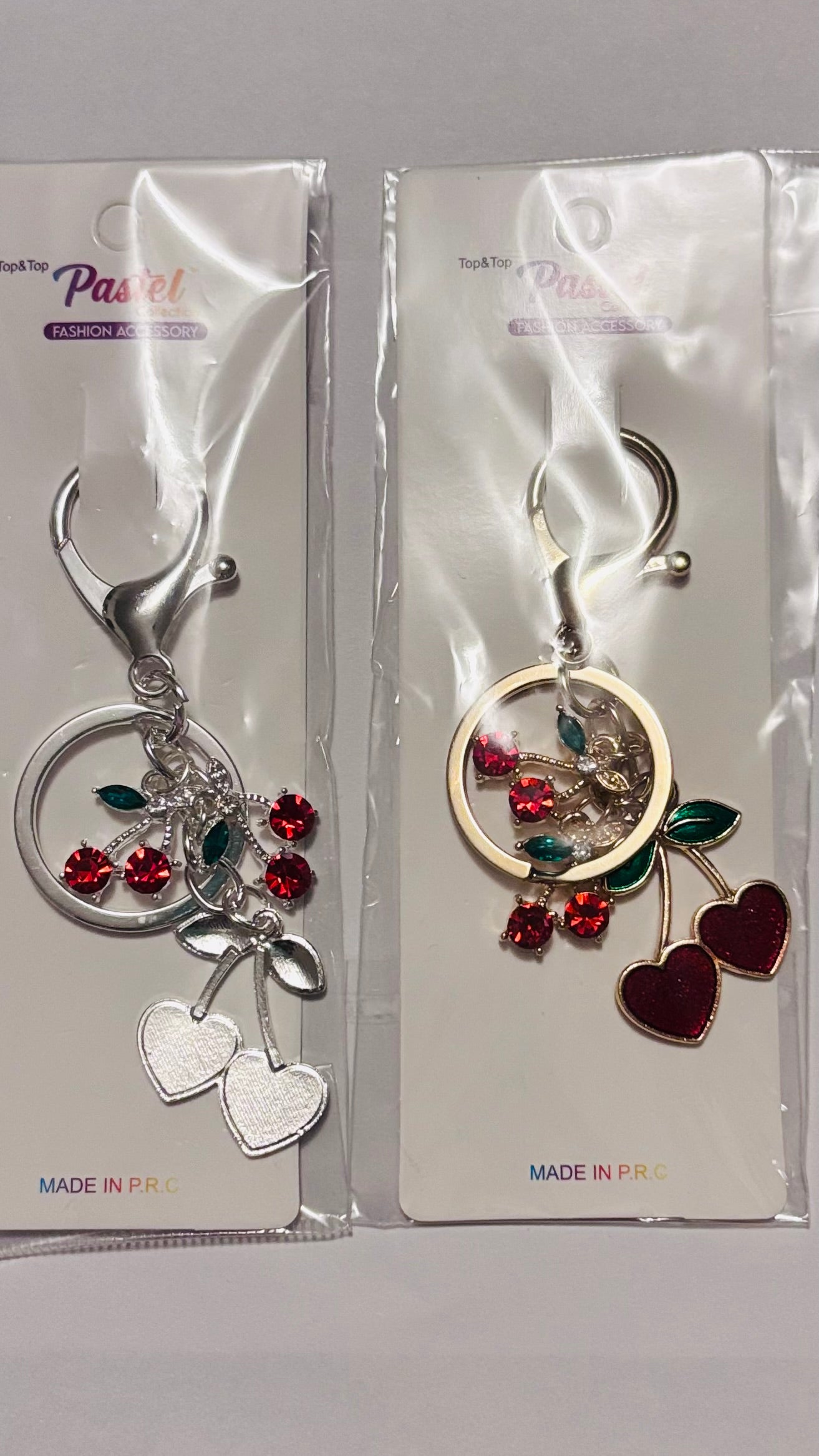 Mini Cherry Keychains/Purse Charms