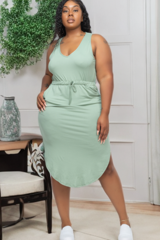 Sleeveless T-Shirt Dress