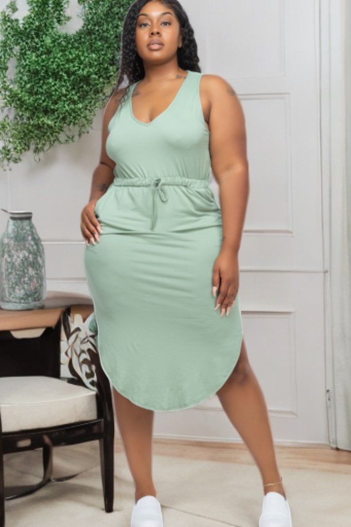 Sleeveless T-Shirt Dress