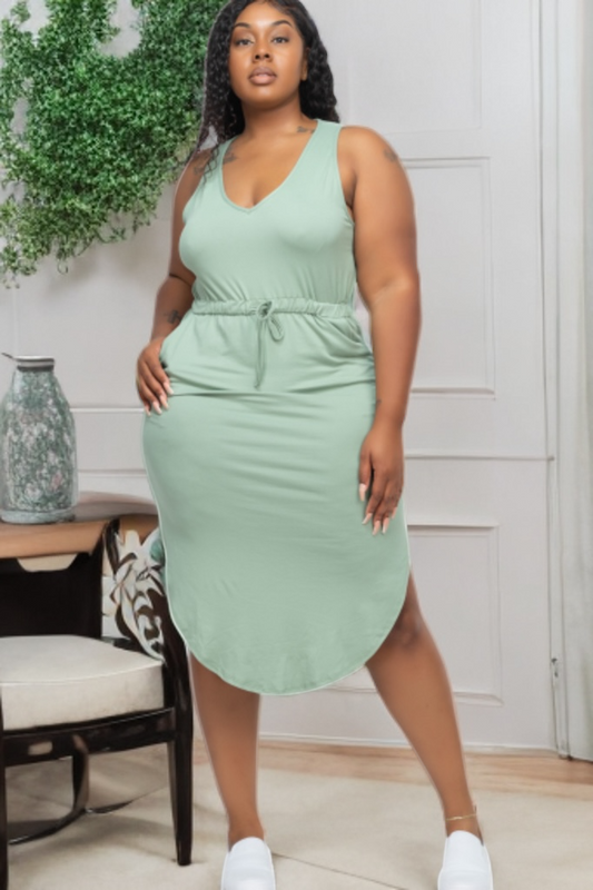 Sleeveless T-Shirt Dress